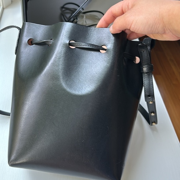 Mansur Gabriel mini bucket bag black/ballerina - Picture 4 of 17